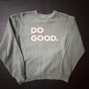 Cotopaxi Sweatshirt Adult Medium Green Do Good Pullover Jumper Outdoor Travel